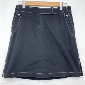 Cotton Ginny Black Chino Skort Womens 3